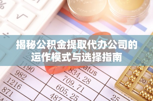 洮北揭秘公积金提取代办公司的运作模式与选择指南