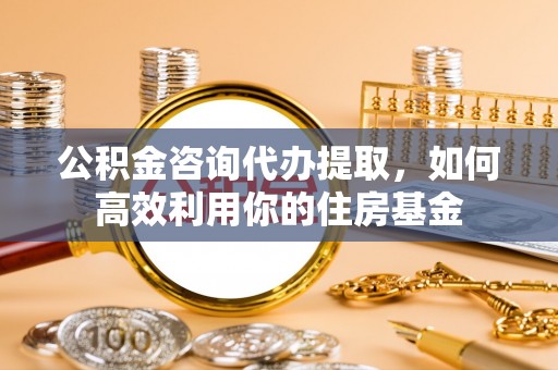 洮北公积金咨询代办提取，如何高效利用你的住房基金