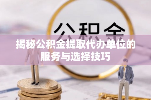 洮北揭秘公积金提取代办单位的服务与选择技巧