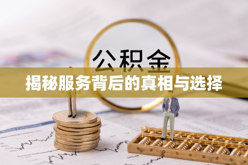 洮北揭秘服务背后的真相与选择